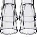 HESTYA 4 Pack Mosquito Head Net Face Mesh Protecting Net for Outdoor Hiking Camping Climbing Mosquito Fly Insects Preventing(Black)