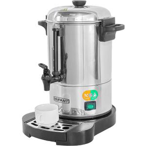 NUPANT Commercial Coffee Urn 30 Cup/4.5L Coffee Dispenser with Upgraded Percolator, 304 Stainless Steel Hot Water Urn Beverage Dispenser with Warm Mode,Drip Tray,Large Coffee Maker for Party Catering