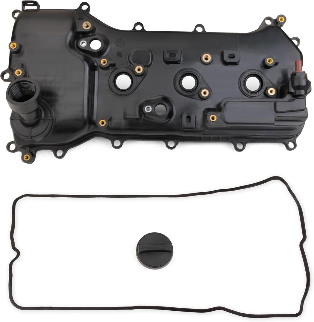 MITZONE Right Side Valve Cover Compatible with 2017-2022 Toyota Highlander Sienna ES350 RX350 3.5L 2GRFKS Replace 112010P010
