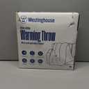 Westinghouse Electric Blanket Heated Throw, Super Cozy Soft Flannel 50"" x 60"" Heated Throw with 6 Fast Heating Levels & 2-10 Auto-Off, Machine Washable, ETL&FCC Certification, Light Grey