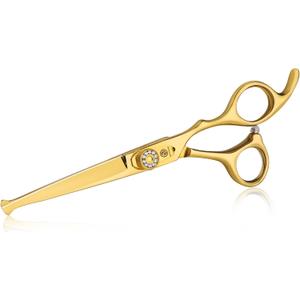 6" Kids Hair Cutting Scissors Shears Safety Rounded Tips Kids Haircut Scissors for Children Baby Toddler Girls Boys Japanese Stainless Steel Gold Gift Dragon Creek