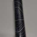 Large Computer Mouse Pad with Non-Slip Base for Desktop, Cute Gaming Mouse Mat with Stitched Edges, Long Extended Anime Mousepad for Laptop, 31.5 x 11.8 inches (Black Topographic Map)