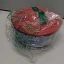 Anchor Hocking Classic Glass Food Storage Container with Lid, Red, 4 Cup