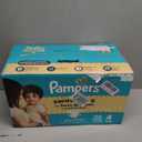 Pampers Swaddlers Diapers, Size 4 (15-34 lbs), 120 Count, Absorbent, Keeps Baby Dry and Comfortable, Skin Safe Disposable Baby Diaper 