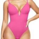Popilush Shapewear Bodysuits for Women - Tummy Control Body Suits for Womens Deep V Corset Tops Thong Concert Outfits Size XL