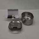 Wireless Cat Water Fountain Stainless Steel, 152oz/4.5L Cat Fountain Battery Operated, Cordless Pet Water Fountain for Cats & Dogs with Motion Sensor, Ultra Quiet Pump, 6 Filters