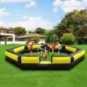 Inflatable Gaga Ball Pit 17FT with Built-in Blower for Teens, Adult