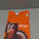 Turkey Meow Funny Thanksgiving T-Shirt Small