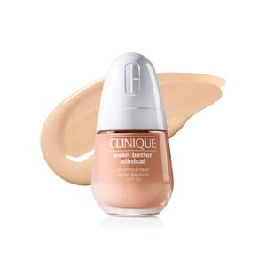 Clinique Even Better Clinical Serum Full Coverage Hydrating Foundation Broad Spectrum SPF 25 With Vitamin C, Salicylic Acid + Hyaluronic Acid For Oily Skin Types (AJ Ivory CN 28 - very fair, cool-neutral undertones)