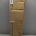 Jonsi Brushed Gold Bathroom Light Fixtures, 4-Light Brushed Gold Vanity Light, Bathroom Vanity Light with Stripe Glass Shade, E26 Wall Sconces Over Mirror for Bathroom, Living Room, Hallway (4 Light 31.1 Inch)