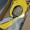 Tevlaphee Wheel Lock - Car Boot Anti-Theft Trailers Wheel Clamp Lock Parking Boot for Cars, Trucks, SUVs, Campers - Upgraded Dual Lock Adjustable Lug Nuts Cover