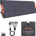 N-Type 16BB 200W Portable Solar Panel for EF/Jackery/Bluetti/Anker Power Station 20V Foldable Solar Panel 25% High Efficiency IP68 Waterproof for Outdoor Trip RV Camping Blackout Off Grid