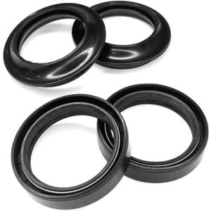 Fork Seals Dust Seal Kit for Honda, Motorcycle Front Fork Oil Seals Dust Seal Wiper Replace Kit for Honda Shadow VLX 600 VT600 1988-2008 Nighthawk 700S CB700SC 1984-1986, Engine Accessories(4PCS)