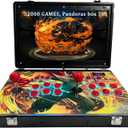 RegiisJoy 32000 in 1 Portable Arcade Game Console 18-inch HD Screen Dual Players Pandoras Box 78S,Retro Video Game Machine Metal Box Search/Hide/Save/Load/Pause Games