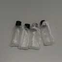 4 Pack 3.4 oz Travel Bottles for Toiletries TSA Approved Leakproof Plastic Empty Travel Size Bottles Containers with Labels