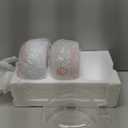 3 Pack 10" Clear Seeded Replacement Glass Shade, 1-5/8" Fitter Opening for Threaded Medium Base Socket for Pendant Light,Ceiling Light,Chandelier Light,Wall Sconce Shade