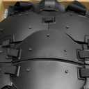 Zhongren Airsoft Vest Armor Cosplay Vests Adjustable Tactical Molle Chest Protector Set Paintball Combat Gear Costumes (Black)