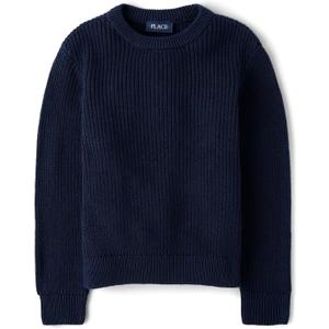The Children's Place Boys Long Sleeve Crew Neck Pullover Sweater (Large)