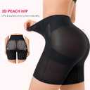 Gotoly Shapewear Tummy Control Mid-Waist Body Shaper Shorts Butt Lifting Panties Shapewear Shorts (Black, S)