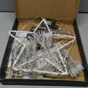 Onory Christmas Outdoor Star String Lights 23FT 860 LED Waterproof Waterfall Tree Lights with Star Topper, 8 Modes Christmas Decorations Outdoor Tree Lights for Patio, Yard, Party Holiday Dec (Cool White)