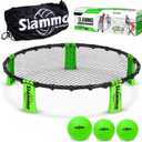GoSports Slammo Game Set (Includes 3 Balls, Carrying Case and Rules) - Outdoor Lawn, Beach & Tailgating Roundnet Game, Standard