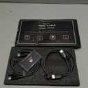 PowerBear 4K HDMI Cable 3 ft 2 Pack| Short Hdmi Cable, Braided Nylon & Gold Connectors, 4K @ 60Hz, Ultra HD, 2K, 1080P, ARC & CL3 Rated | for Laptop, Monitor, PS5, PS4, Xbox One, Fire TV, & More, Pack of 2