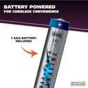 Wahl Clean & Confident Female Battery Pen Trimmer with Rinseable Blades for Eyebrows, Facial Hair, & Light Grooming- Hygienic Grooming & Easy Cleaning with Battery Included - Model 5640-100