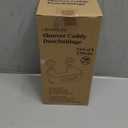 LEVERLOC Shower Caddy Suction Cup, Shower Organizer Removable Bathroom Shelf, Storage Suction Powerful Max Hold 22lbs Bathroom Caddy Waterproof Holder, White