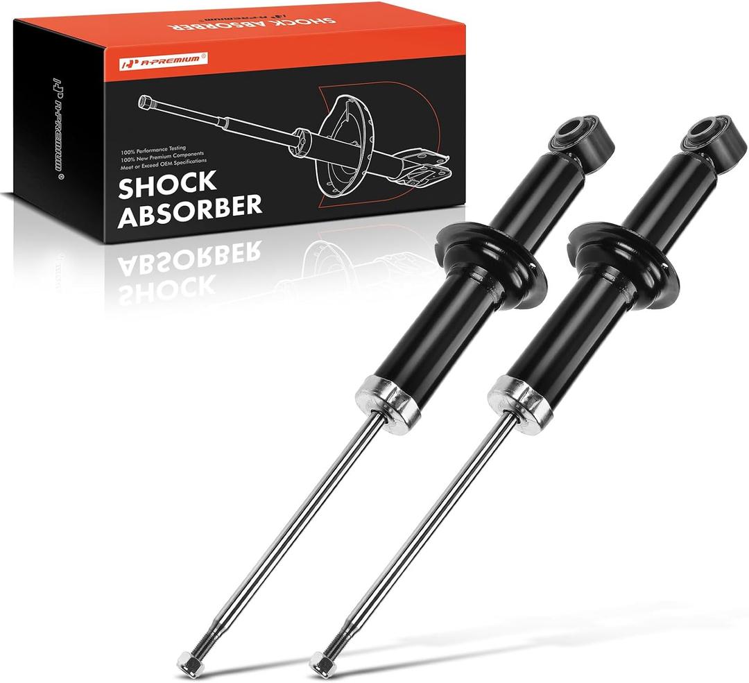 A-Premium Rear Suspension Shock Absorbers Compatible with Mitsubishi Endeavor 2004-2011, 2-PC Set