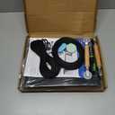 Windows Screen and Screen Door Repair Kit, 48"x118" Charcoal Fiberglass Mesh with Rolling Tool/Hook/Ruler/Cutter/Spline - Window Screen & Sliding Screen Door Replacement for Windows, TOOLTRIZ, 48" x 118", Black