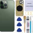 OEM Rear Cover Back Glass Replacement for iPhone 13 pro max 6.7 inch (Alpine Green) All Carriers with Pre-Installed Adhesive and Professional Repair Tool Kits