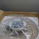 Ceiling Fans with Lights and Remote, 20" Modern Low Profile Ceiling Fan with Light, Stepless Color Temperature Change and 6 Speeds, Flush Mount Ceiling Fans for Bedroom, Kids Room.White