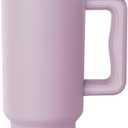 Simple Modern 40 oz Tumbler with Handle and Straw Lid | Leak-Proof Insulated Stainless Steel Water Bottle Travel Mug Cupholder Use | Gifts for Women Men Him Her | Trek Signature | Lavender Mist