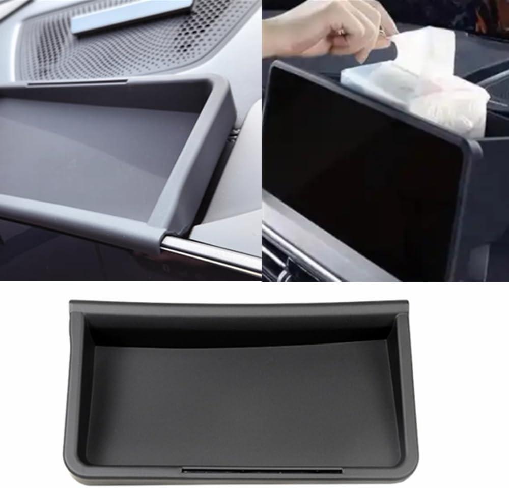 Chanjor Center Console Organizer 14.9 inch Touch Screen Dash Console Organizer Dash Tray Dashboard Fit for BMW X5 X6 X7 2023 2024 2025