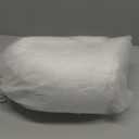 Comfortable Face Pillow, Silk Fabric Memory Foam, Soft Cushioning Ergonomic Beauty Pillow Side Sleeper (White)
