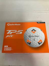 TaylorMade TM21 TP5 pix Golf Balls 12 Ball Pack White