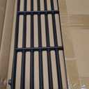 Porcelain Steel Heat Deflectors Plates Flavorizer Bars with 2Pack Cast Iron Cooking Grates for Weber Genesis Grill Replacement Parts E300 S300 Sereies 7524 7528 7620 7622 Replace