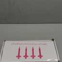 150 Church Candles with Drip Protectors for Devotional Candlelight Vigil Service, Box of 150 Candles, Unscented White 5" H X 1/2" D, No Smoke