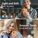 AOTESIER Magnetic for iPhone 16 Plus Case, [Compatible with MagSafe][Camera Protection], Food Grade Silicone Phone Case with [2 Screen Protectors], Anti-Scratch Protective Lining, Peach