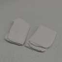 Yoofoss Waterproof Bassinet Mattress Pad Cover 2 Pack Fit for Hourglass/Oval Bassinet Mattress, Baby Bassinet Mattress Protector for Boys and Girls 32"X16" White