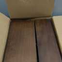 Set of 3 Wooden Trinket Display Shelf Shadow Box with Shelves 10 x 15 Inch Large Wall Mounted Display Storage Mini Figures Curio Trinket Medals Crafts Collections(Brown, Box Shape)