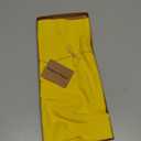 Solino Home Linen Table Runner 72 Inches Long - 100% Pure Linen Sunshine Yellow Dining Table Runner 14 x 72 Inch for Spring, Summer - Fete