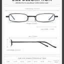 3 Pack Slim Pocket Reading Glasses for Men Women Blue Light Blocking Compact Readers Spring Hinge Metal Frame