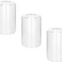 3 Pack Clear Glass Shade, Cylinder Light Fixture Replacement Globe or Cover with 1-5/8-Inch Fitter,5.5Inch Height 3.5Inch Width Wall Sconce Pendant Light Glass Replacement Fixture, Clear
