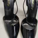 Elisabet Tang High Heels, Women Pumps D'Orsay Ankle Strap Pointed Toe Stiletto Heels Party Wedding Shoes Black Size 6