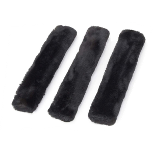 PowerTye SHEEPTEX Synthetic Sheepskin Plush Soft-Tye Covers - 3-Pack