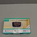 Equity 75906 LED Alarm Clock with High/Low Dimmer, 1.8", Red