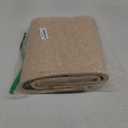 EARTHALL Washable Area Rug 3x5 Ft Non Slip Rugs for Entryway Braided Rubber Backed Throw Rugs Door Mat Indoor Outdoor Entrance Rug for Kitchen Foyer Front Door Living Room, Golden Beige/White