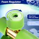 Pressure Washer Foam Cannon & Dual Connector Accessory, Double Tip Attachment for Pressure Washer Soap Cannon, 7 Power Washer Nozzle Tips, 1/4 Quick Connect, 4000 PSI Car Foam Sprayer