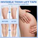 Thigh Lift Tape for Loose Skin, Waterproof Invisible Firming Patches for Legs, Reducing Thigh Friction, Lift and Patches Legs for Sagging Skin, Stomach, Arms, Body Tape for Women, 1BOX